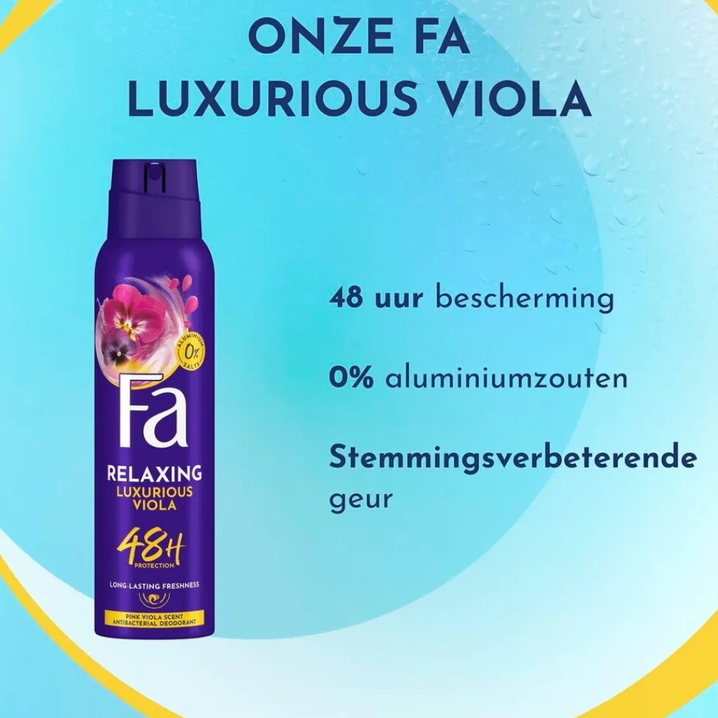 Fa Deospray>Relaxing Luxurious Viola Deodorant Spray
