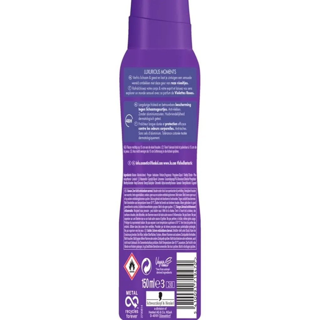 Fa Deospray>Relaxing Luxurious Viola Deodorant Spray