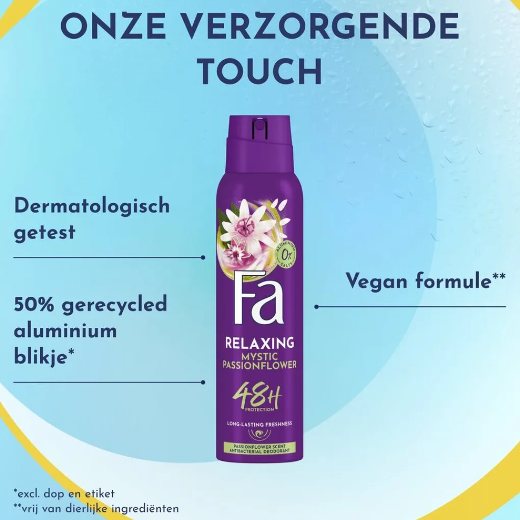 Fa Deospray>Relaxing Mystic Passion Flower Deodorant Spray