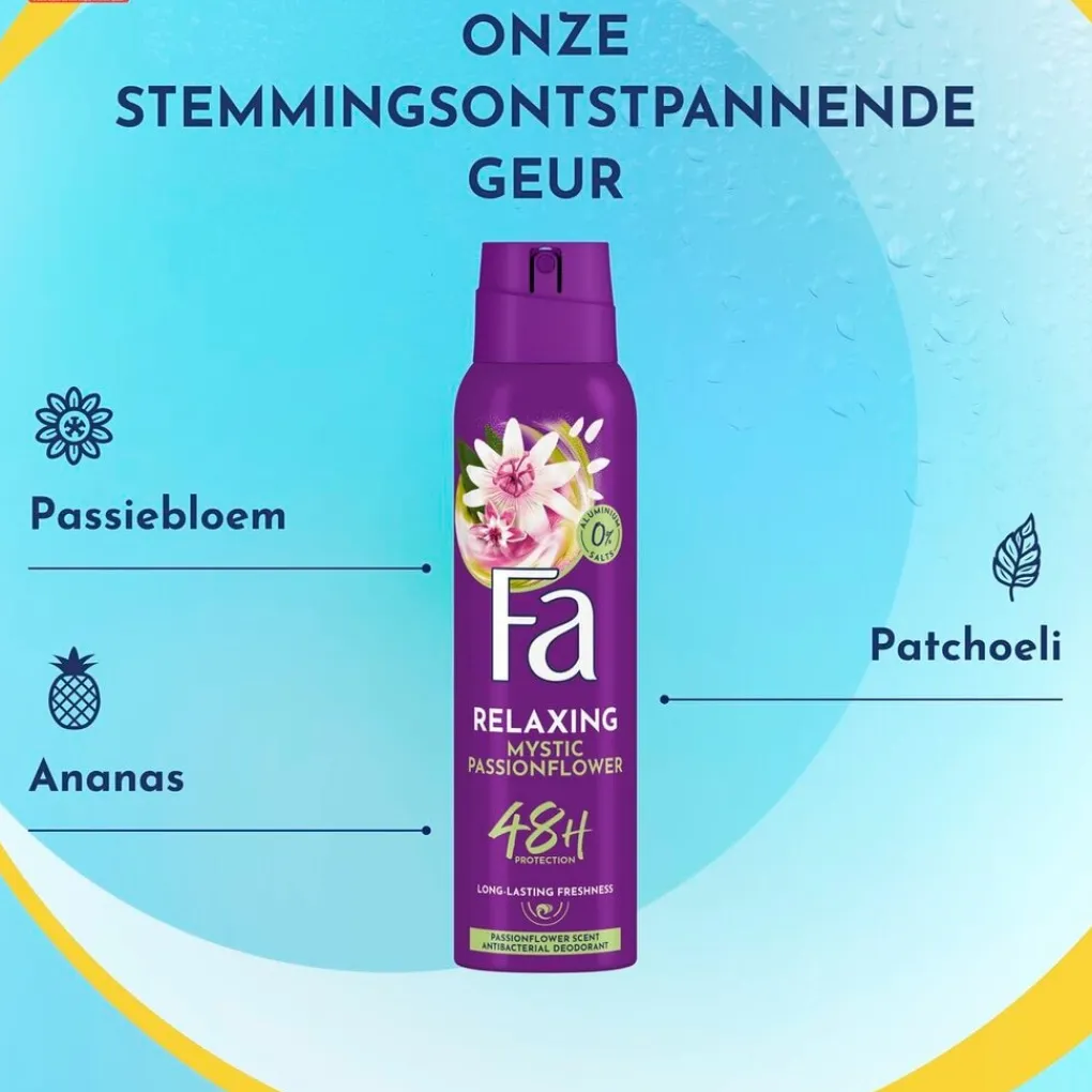 Fa Deospray>Relaxing Mystic Passion Flower Deodorant Spray