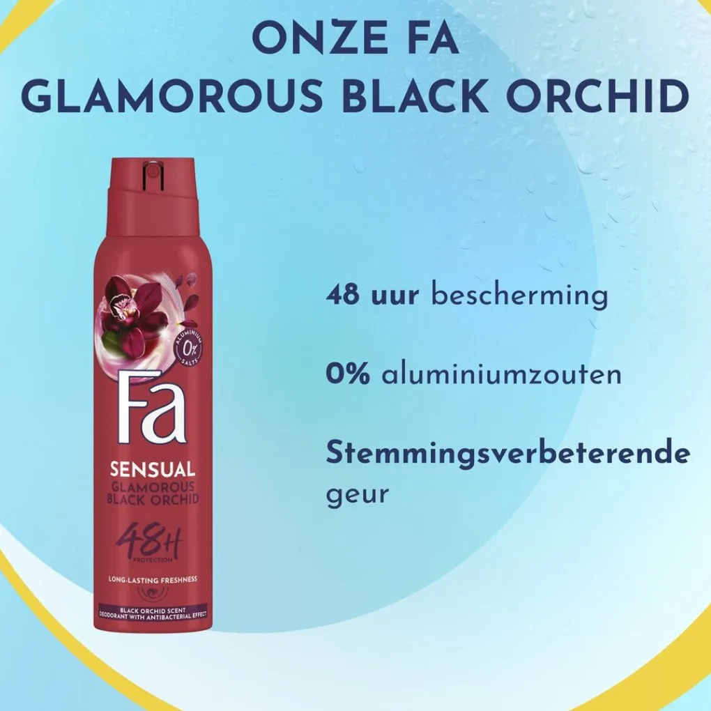 Fa Deospray>Sensual Glamorous Black Orchid Deodorant Spray