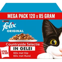 Felix Diervoeding>Original Countryside Selectie in Gelei Kattenvoer