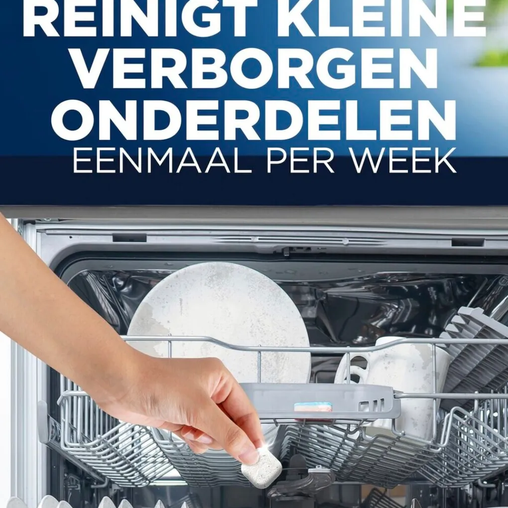 Finish Reiniging Vaatwasser>Machinereiniger Tijdens de Wasbeurt