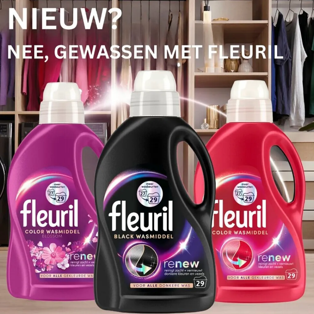 Fleuril Wasmiddel>Renew Black Vloeibaar Wasmiddel
