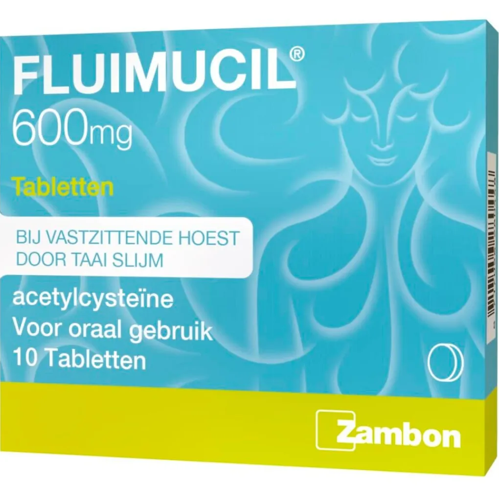 Fluimucil Luchtwegen>600mg Tabletten