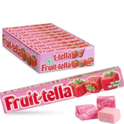 Fruit-tella Snacks En Snoep>Aarbei
