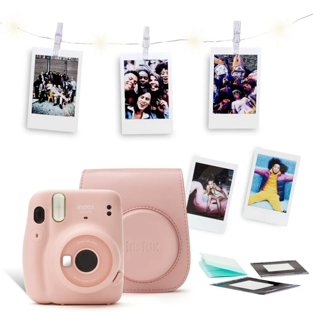 Fujifilm Instax>instax Mini 11 Blush Pink Bundelset
