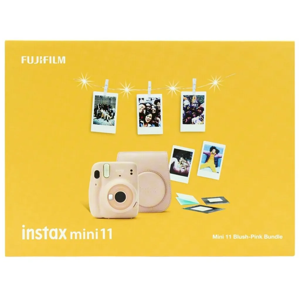 Fujifilm Instax>instax Mini 11 Blush Pink Bundelset