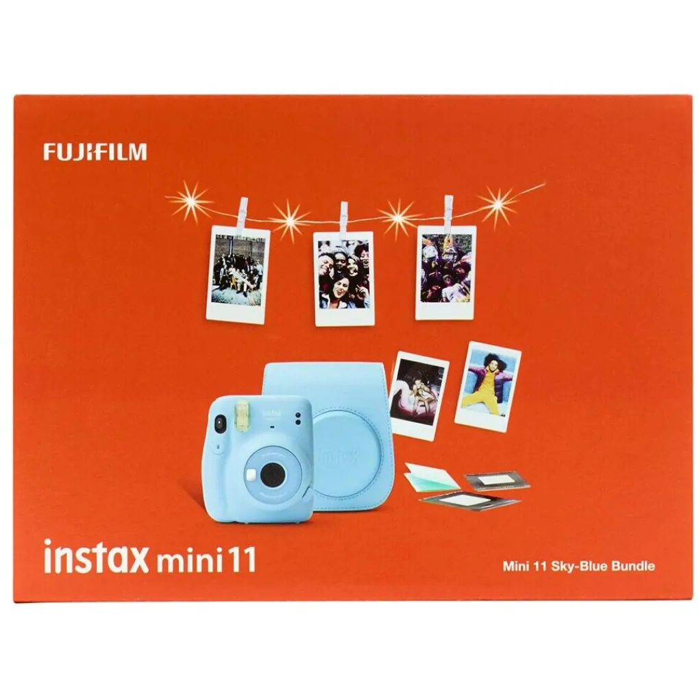 Fujifilm Instax>instax Mini 11 Sky Blue Bundelset