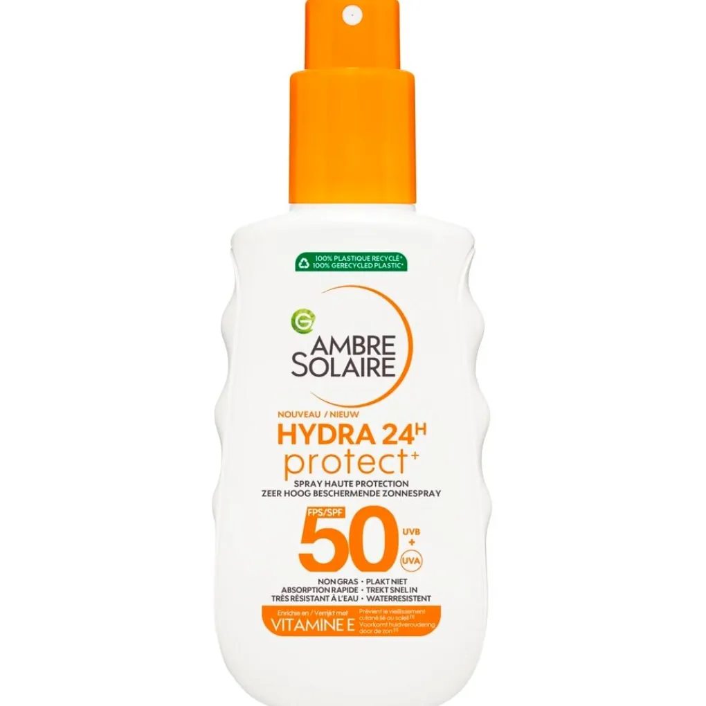 Garnier Ambre Solaire Zonnebrand>Hydra 24H SPF50 Zonnespray