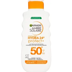 Garnier Ambre Solaire Zonnebrand>Hydra 24H Protect SPF50+ Beschermende Zonnemelk