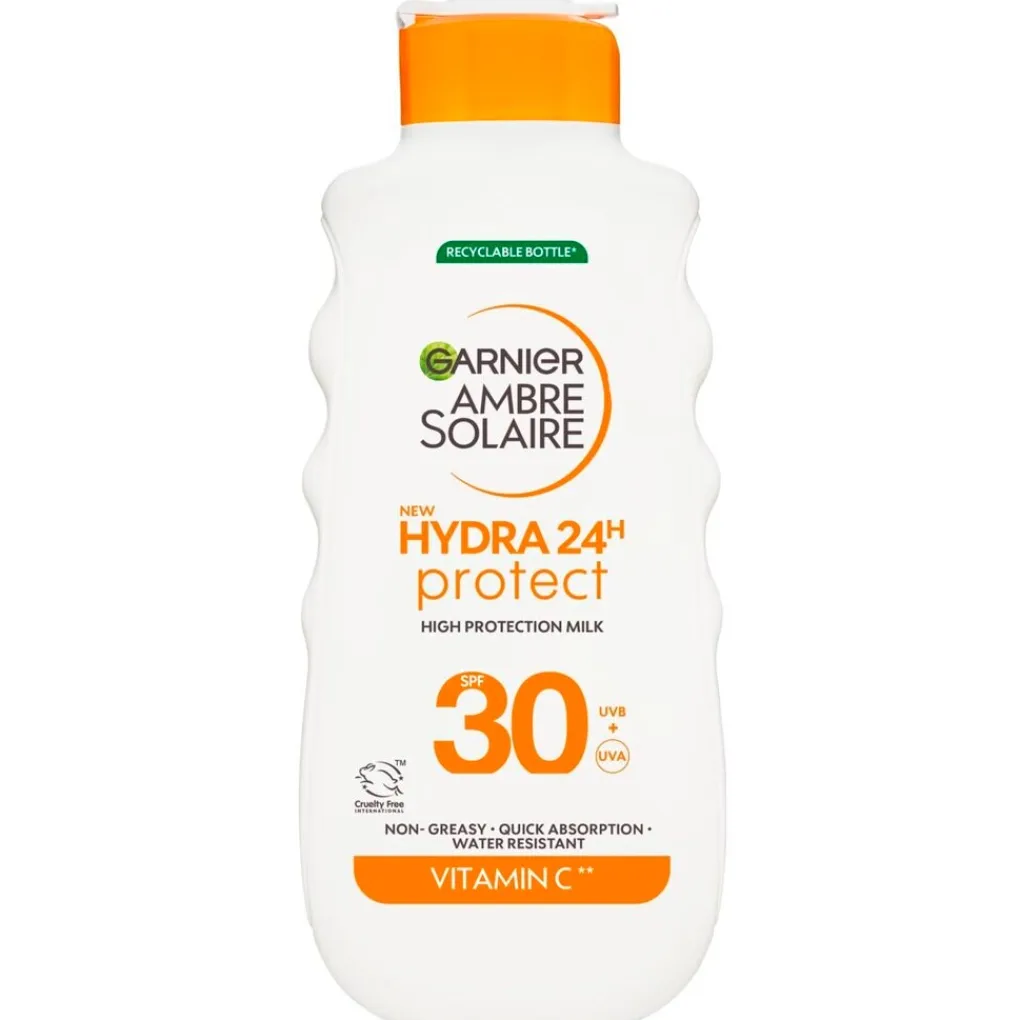 Garnier Ambre Solaire Zonnebrand>Hydra 24H Protect SPF30 Zonnemelk
