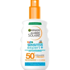 Garnier Ambre Solaire Baby Zonnebrand|Zonnebrand>Kids Sensitive Expert+ SPF50+ Hypoallergene Zonnebrandspray