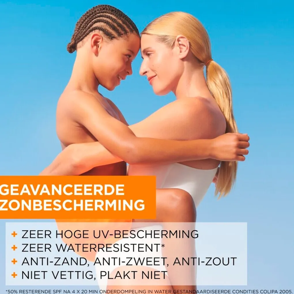 Garnier Ambre Solaire Baby Zonnebrand|Zonnebrand>Kids Sensitive Expert+ SPF50+ Hypoallergene Zonnebrandspray