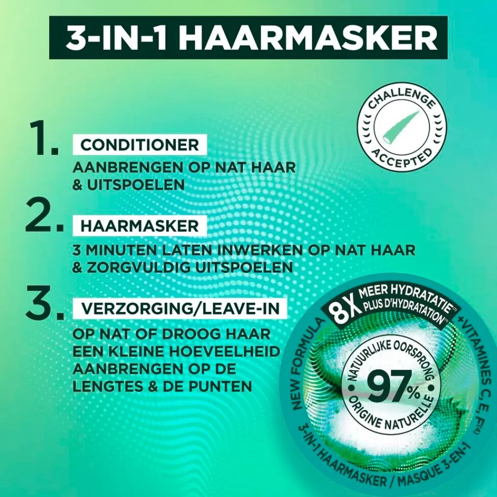 Fructis Haarmasker>Garnier Hairfood Aloë Vera Haarmasker