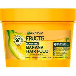 Fructis Haarmasker>Garnier Nourishing Banana Hair Food 3-in-1 Haarmasker