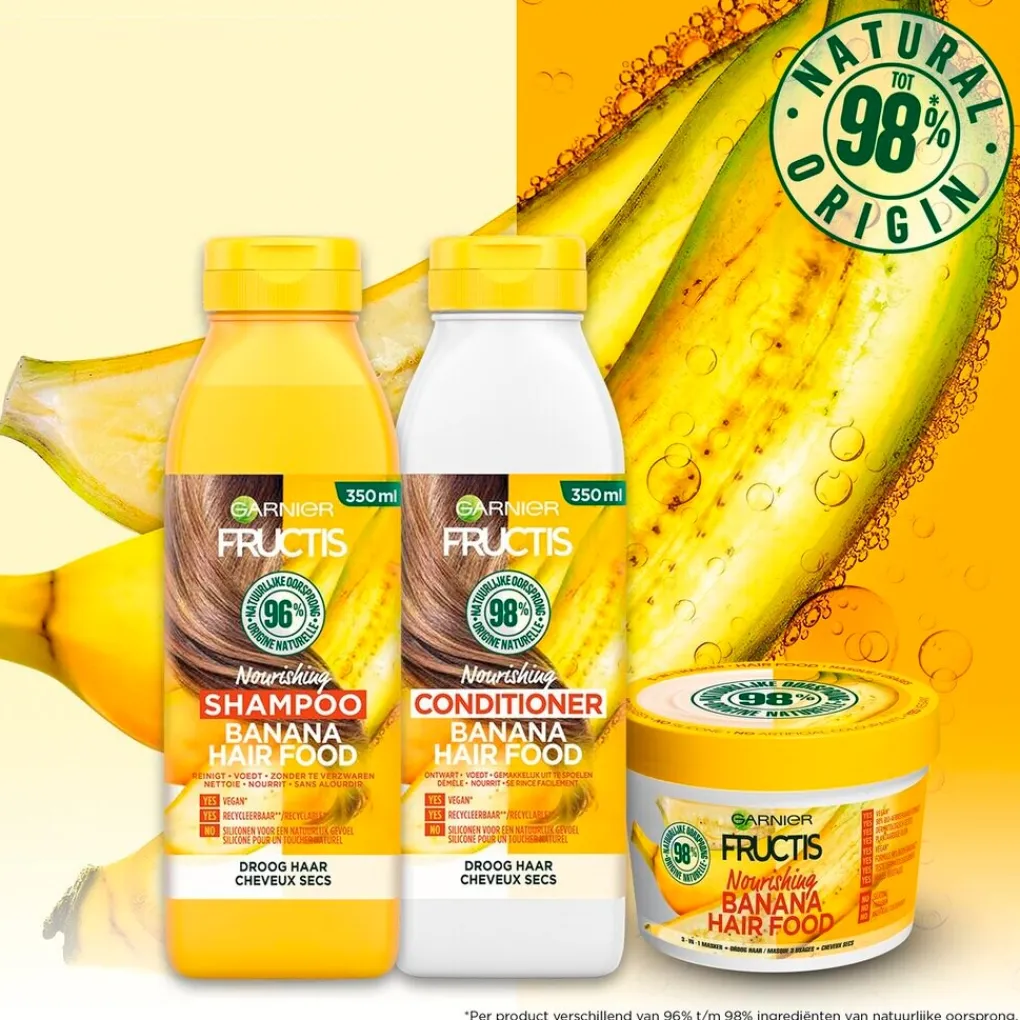 Fructis Shampoo>Garnier Nourishing Banana Hair Food Shampoo