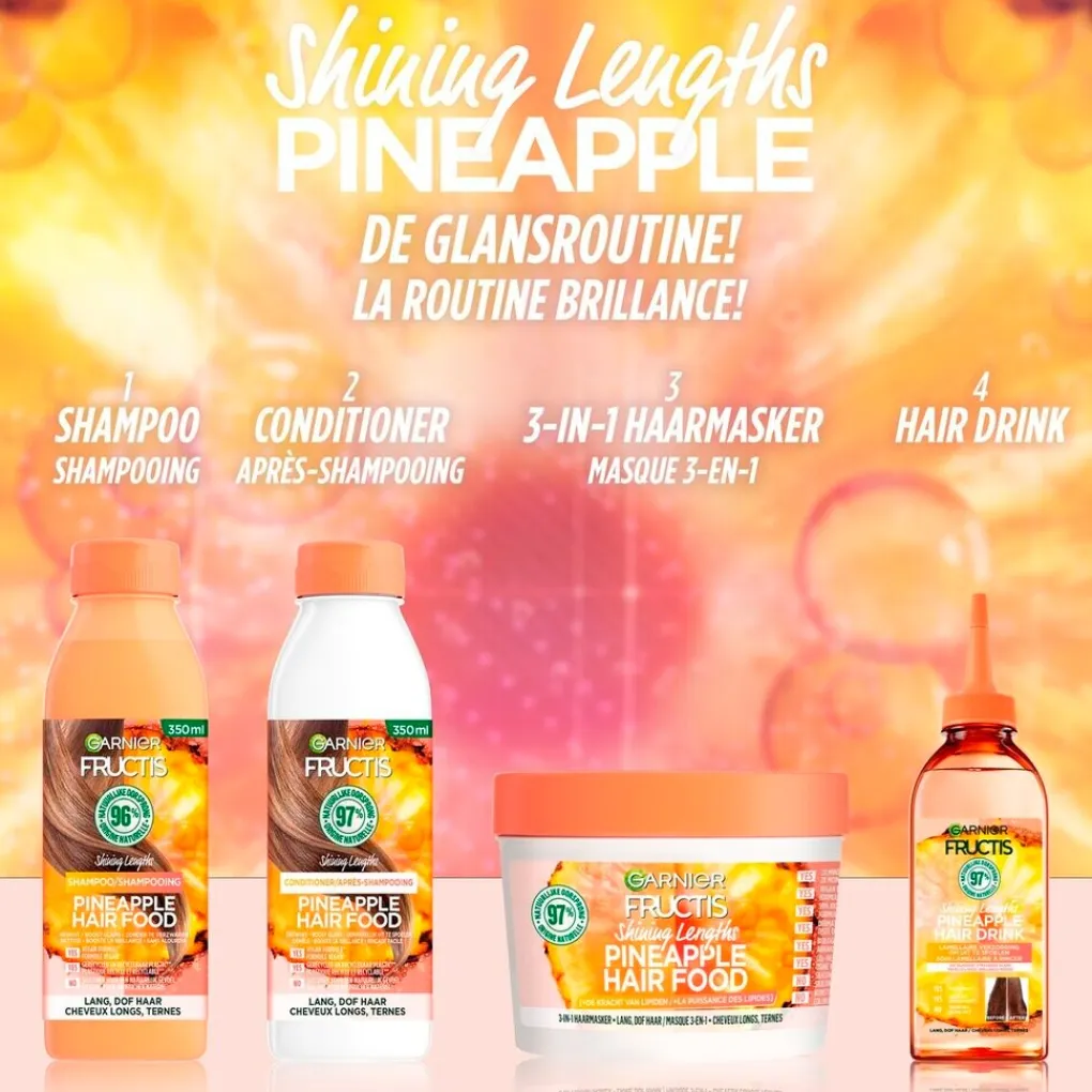 Fructis Conditioner>Garnier Pineapple Hair Food Conditioner