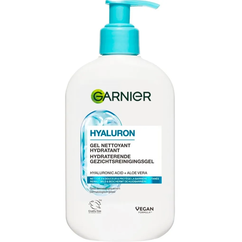 Garnier Skin Naturals Gezichtsreiniging>Garnier Hyaluron+ Hydraterende Gezichtsreinigingsgel