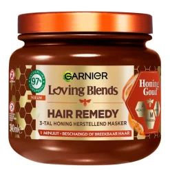 Loving Blends Haarmasker>Garnier Hair Remedy Honing Goud Herstellend Haarmasker