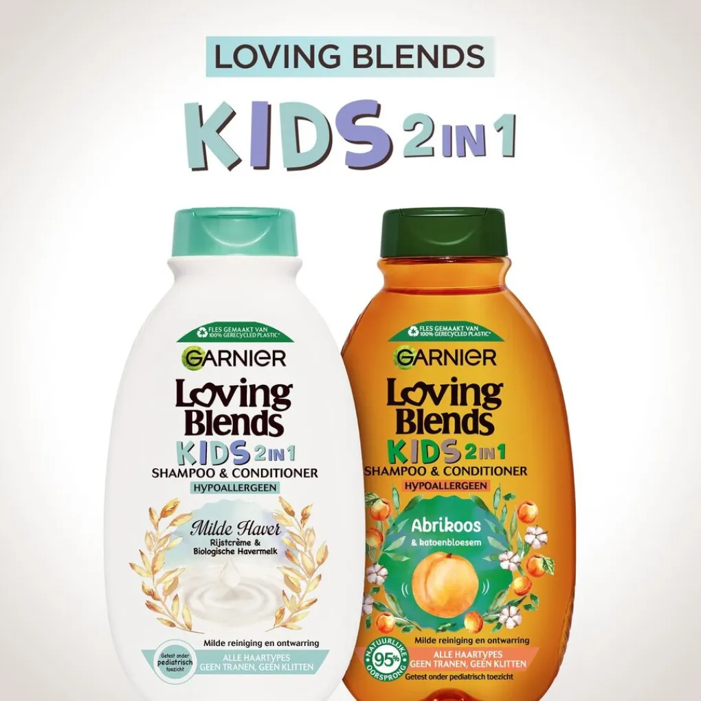 Loving Blends Baby Haarverzorging>Garnier Kids Milde Haver 2-in-1 Shampoo & Conditioner