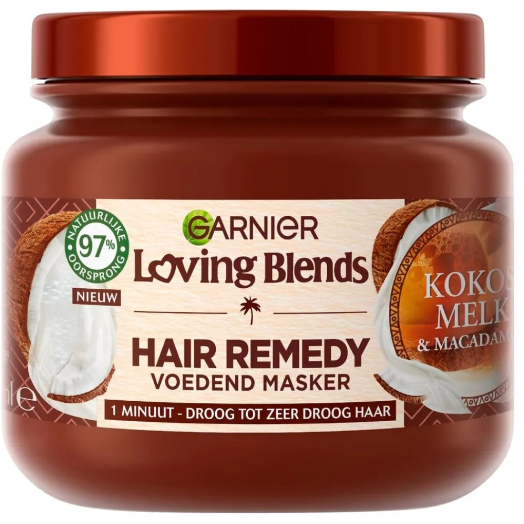 Loving Blends Haarmasker>Garnier Kokosmelk & Macadamia Haarmasker