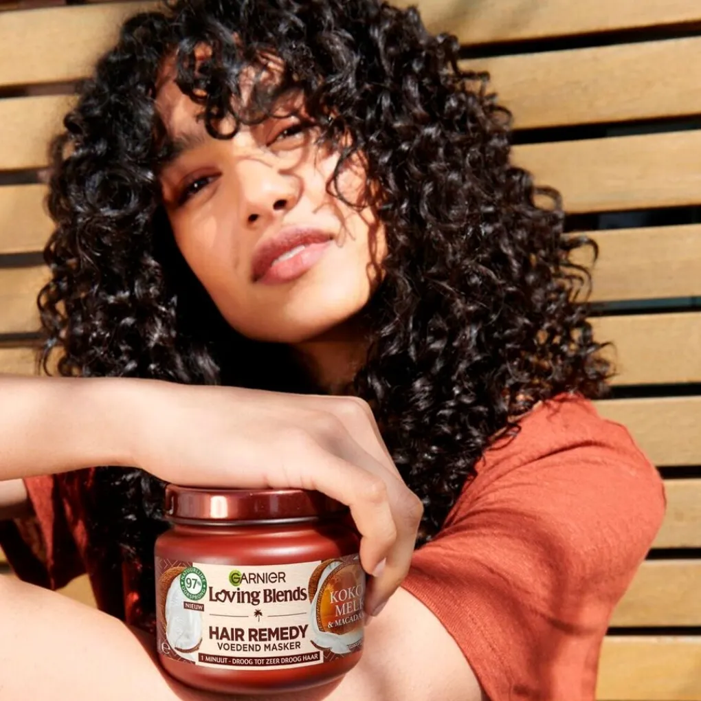 Loving Blends Haarmasker>Garnier Kokosmelk & Macadamia Haarmasker