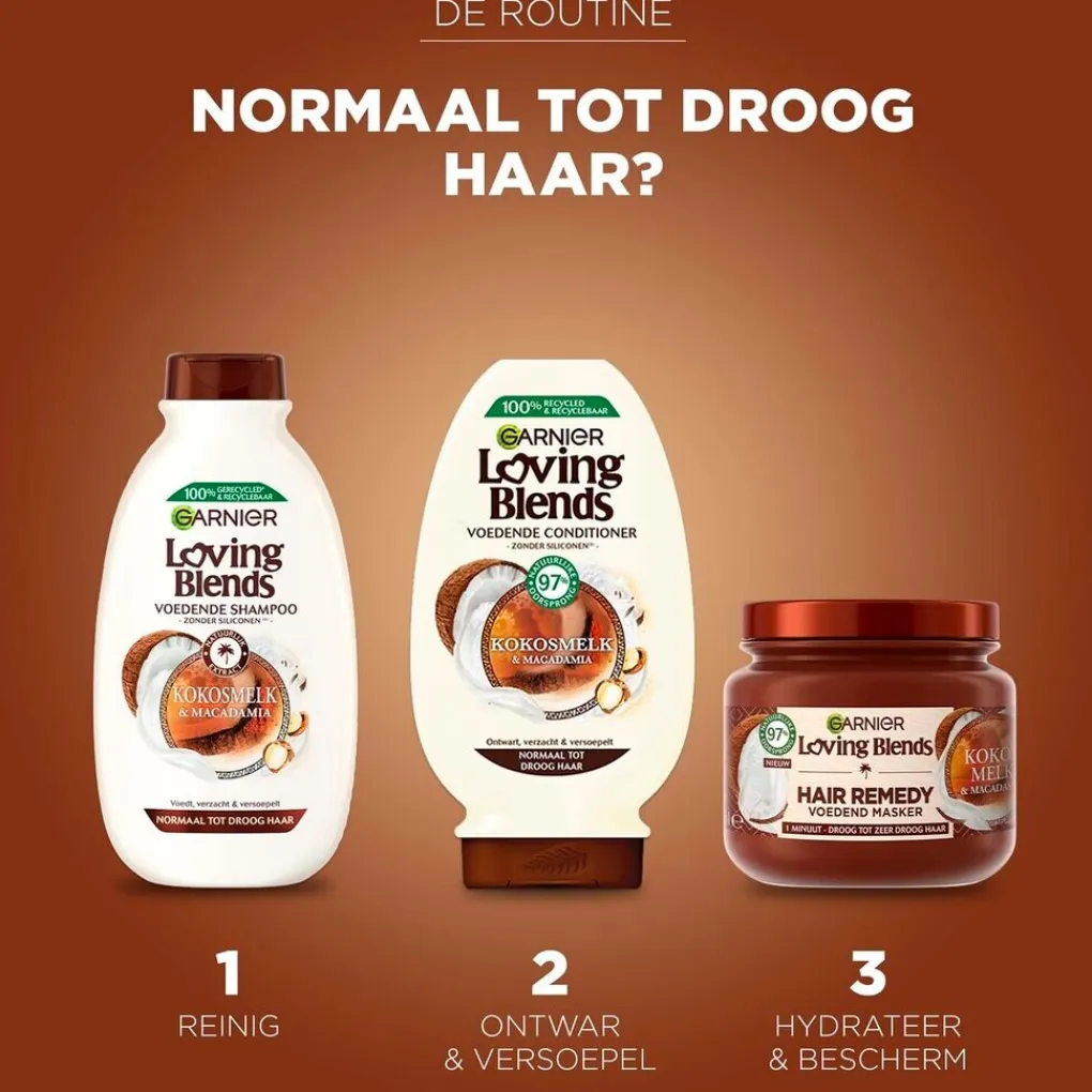 Loving Blends Conditioner>Garnier Kokosmelk & Macadamia Conditioner