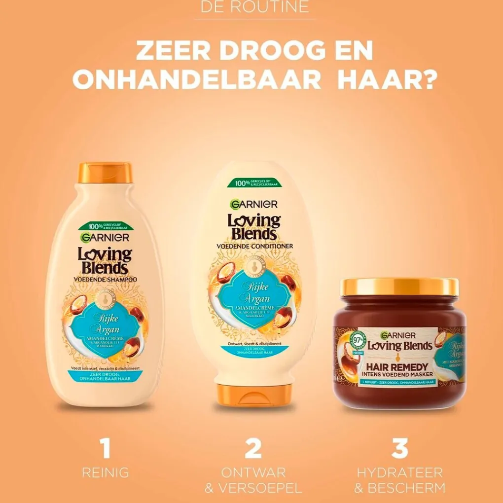 Loving Blends Shampoo>Garnier Rijke Argan Shampoo