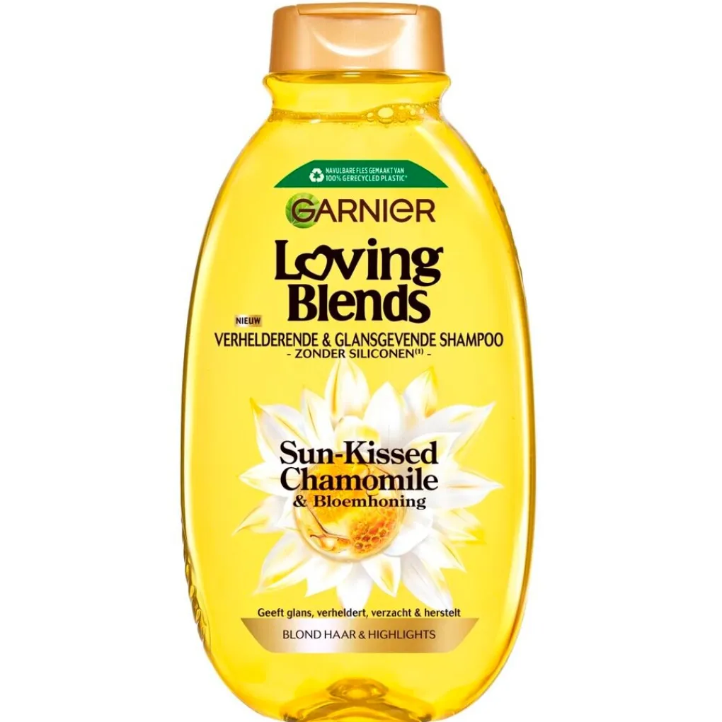 Loving Blends Shampoo>Garnier Sun-Kissed Chamomile & Bloemenhoning Verhelderende & Glansgevende Shampoo