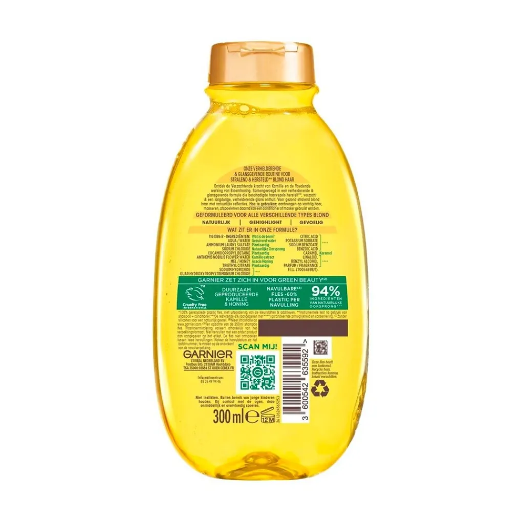 Loving Blends Shampoo>Garnier Sun-Kissed Chamomile & Bloemenhoning Verhelderende & Glansgevende Shampoo