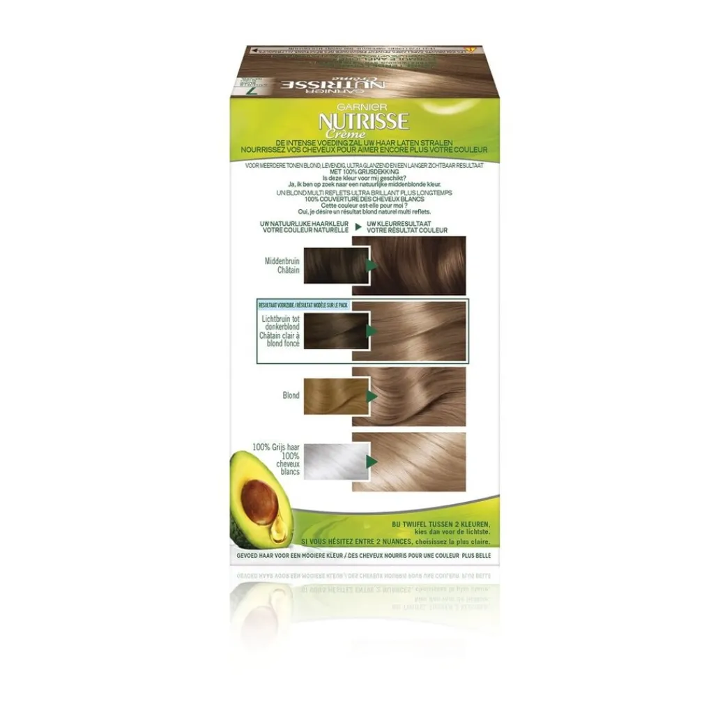 Nutrisse Haarverf>Garnier Ultra Crème 7 Natuurlijk Blond Intens Voedende Permanente Haarkleuring
