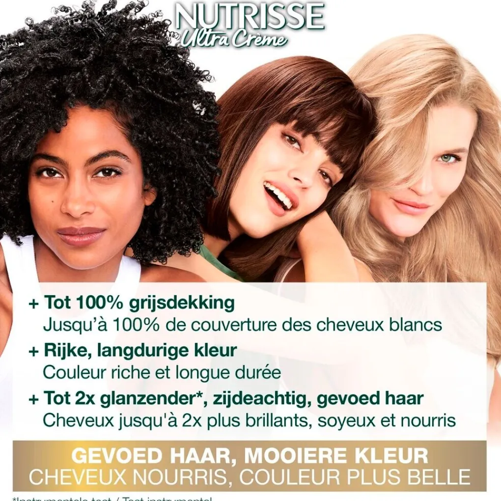 Nutrisse Haarverf>Garnier Ultra Crème 3 Donkerbruin Permanente Haarkleuring