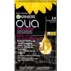 Olia Haarverf>Garnier 2.0 Diamant Zwart Permanente Haarkleuring