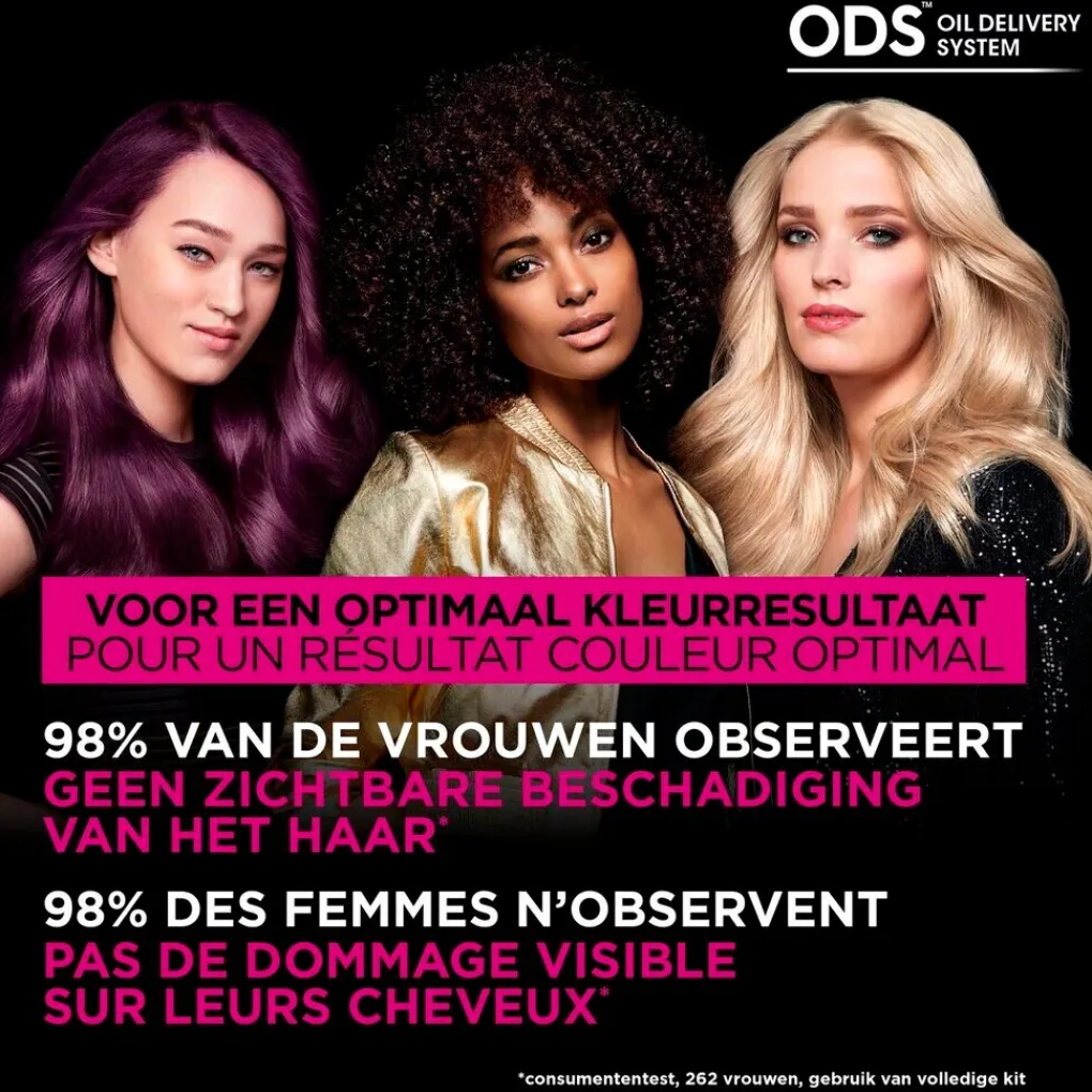 Olia Haarverf>Garnier 4.62 Donker Granaatrood Permanente Haarkleuring