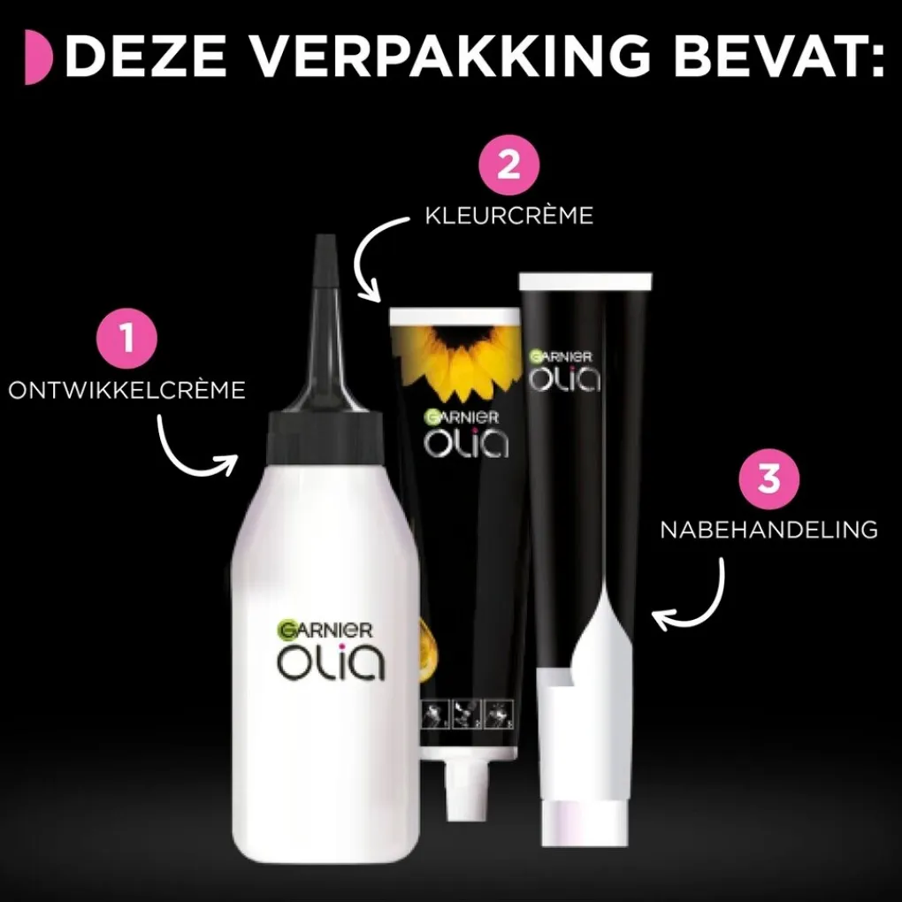 Olia Haarverf>Garnier 6.60 Intens Rood Permanente Crèmekleuring