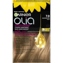Olia Haarverf>Garnier 7.0 Middenblond Permanente Permanente Haarverf