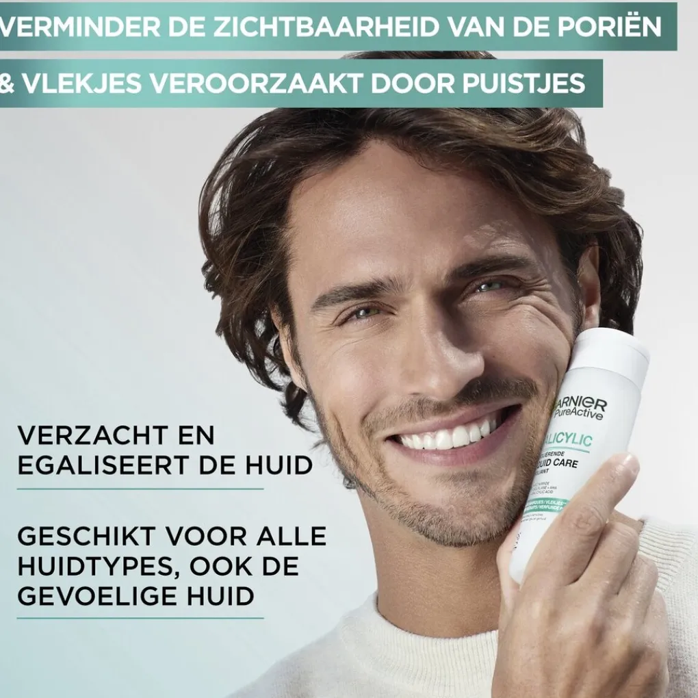 Garnier Skin Naturals Exfoliant>Garnier PureActive Salicylic Exfoliërende Liquid Care