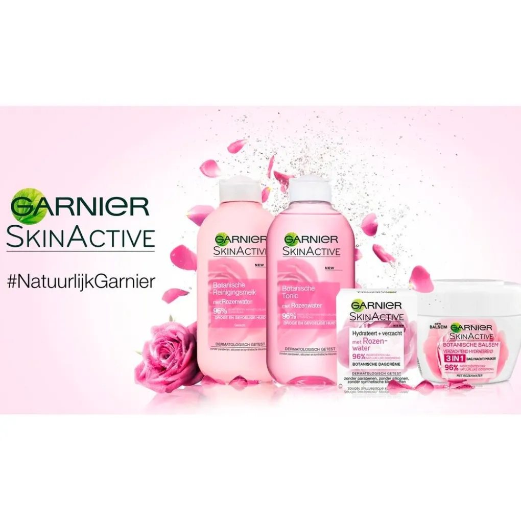 Garnier Skin Naturals Dagcreme>Garnier Skin Active Botanische Dagcrème met Rozenwater