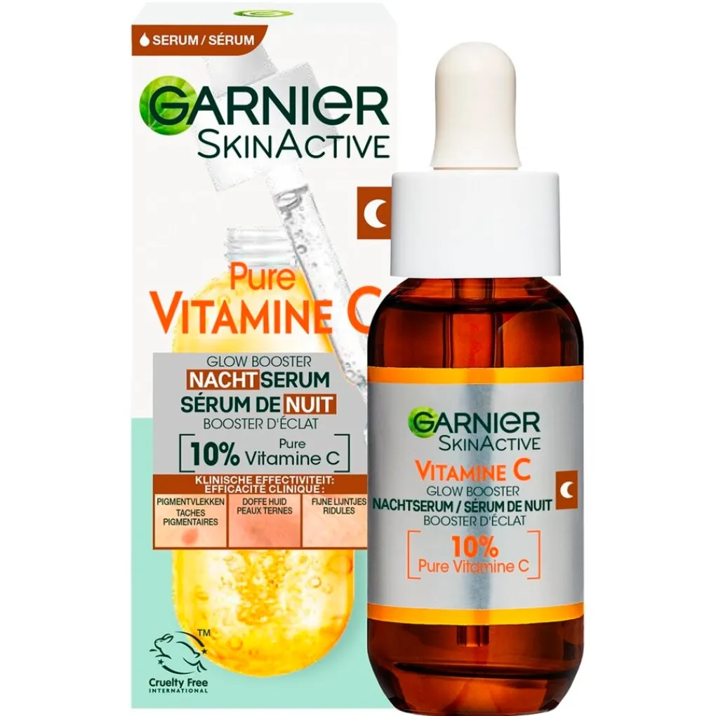 Garnier Skin Naturals Serum>Garnier SkinActive 10% Pure Vitamine C Anti-Pigmentvlekken Nachtserum