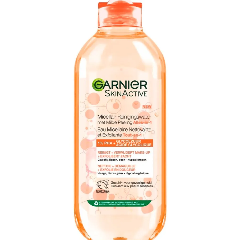 Garnier Skin Naturals Gezichtsreiniging>Garnier SkinActive Alles-in-1 Micellair Reinigingswater met Milde Peeling