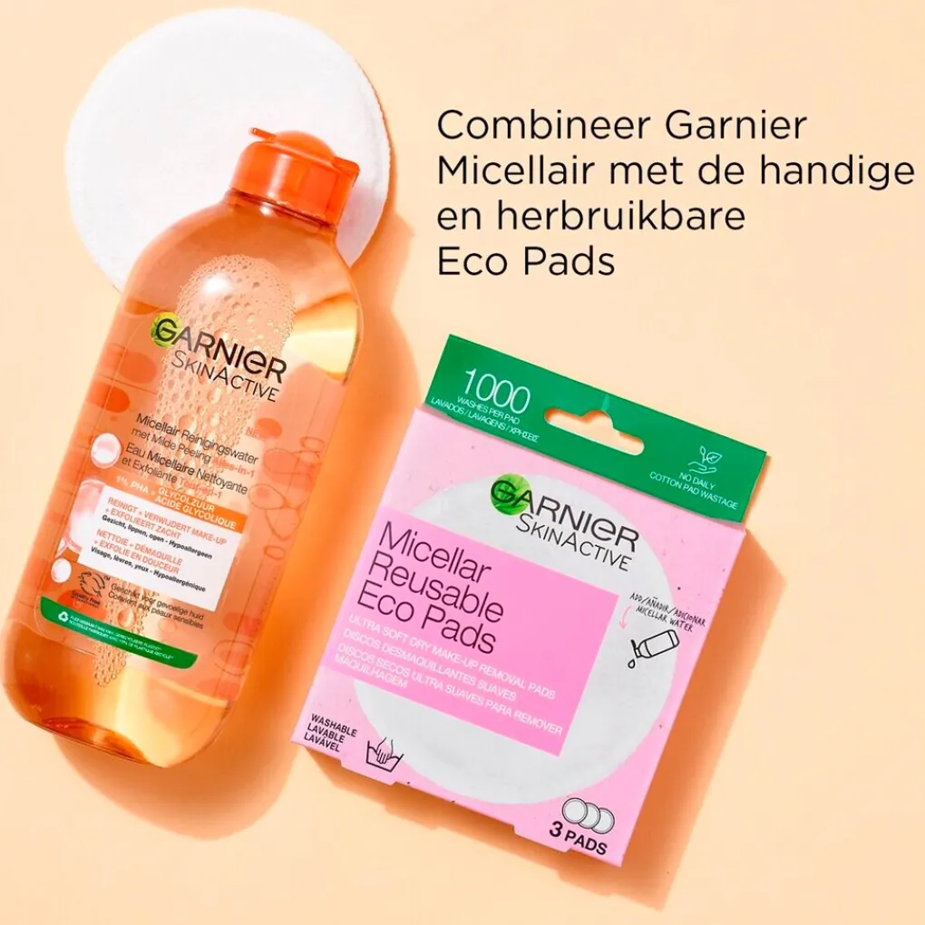 Garnier Skin Naturals Gezichtsreiniging>Garnier SkinActive Alles-in-1 Micellair Reinigingswater met Milde Peeling