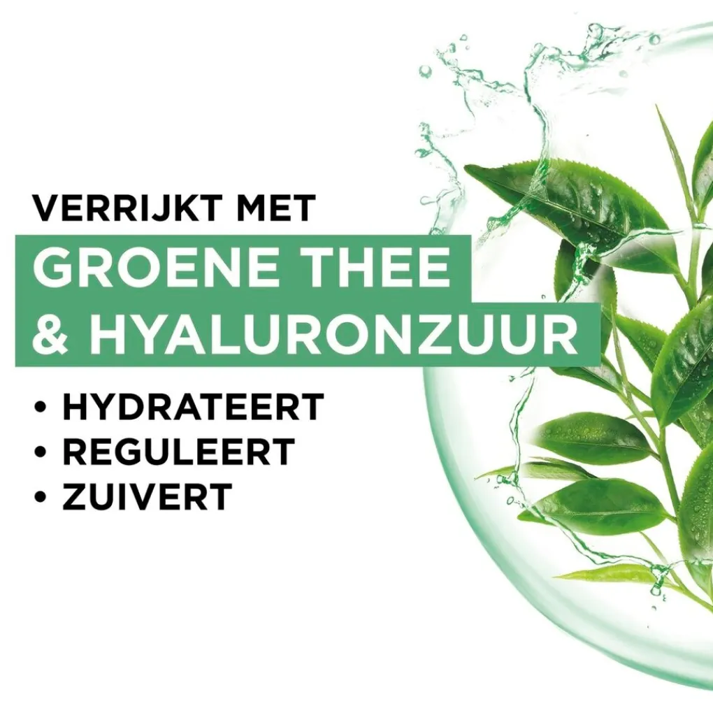 Garnier Skin Naturals Gezichtsmaskers>Garnier SkinActive Hydra Bomb Groene Thee Tissuemasker