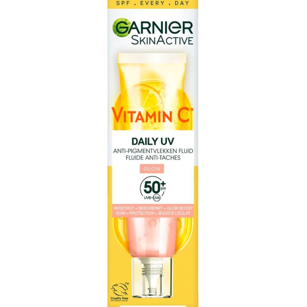 Garnier Skin Naturals Dagcreme>Garnier SkinActive Vitamin C Daily Uv Anti-Pigmentvlekken Fluid
