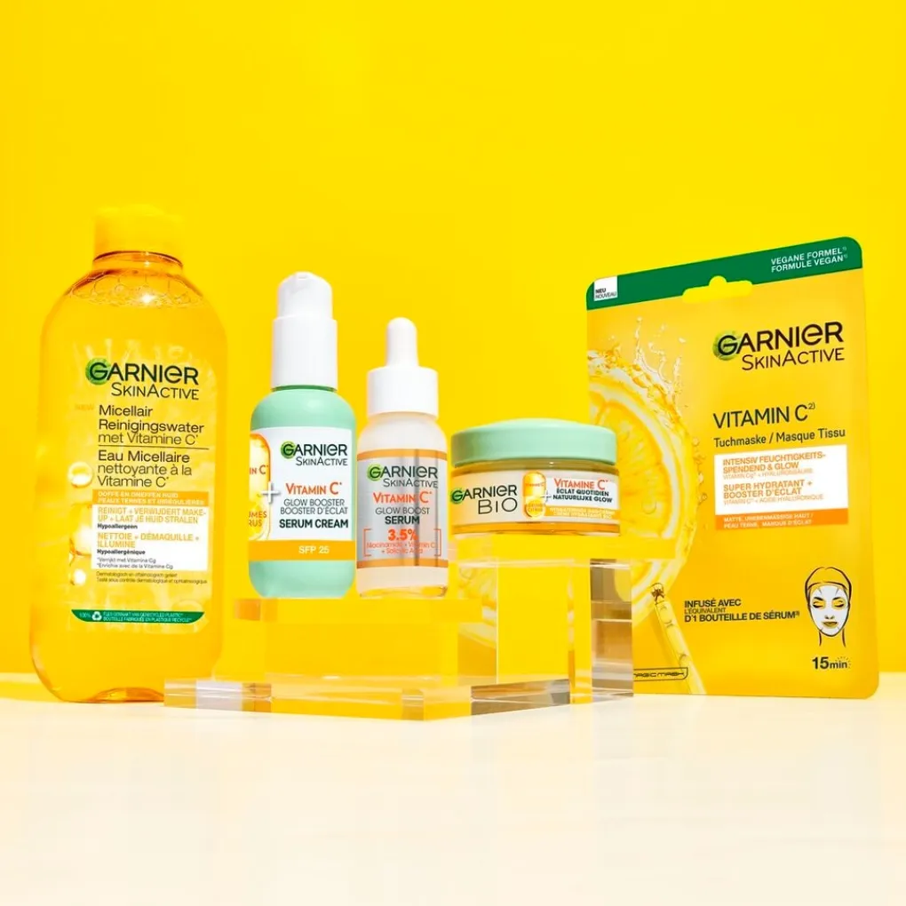 Garnier Skin Naturals Gezichtsmaskers>Garnier SkinActive Vitamine C Serummasker