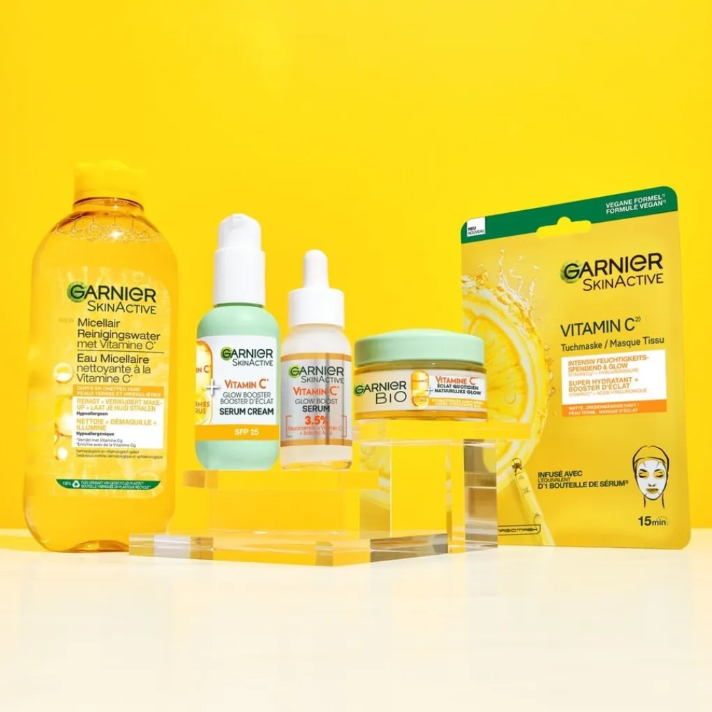 Garnier Skin Naturals Gezichtsmaskers>Garnier SkinActive Vitamine C Serummasker