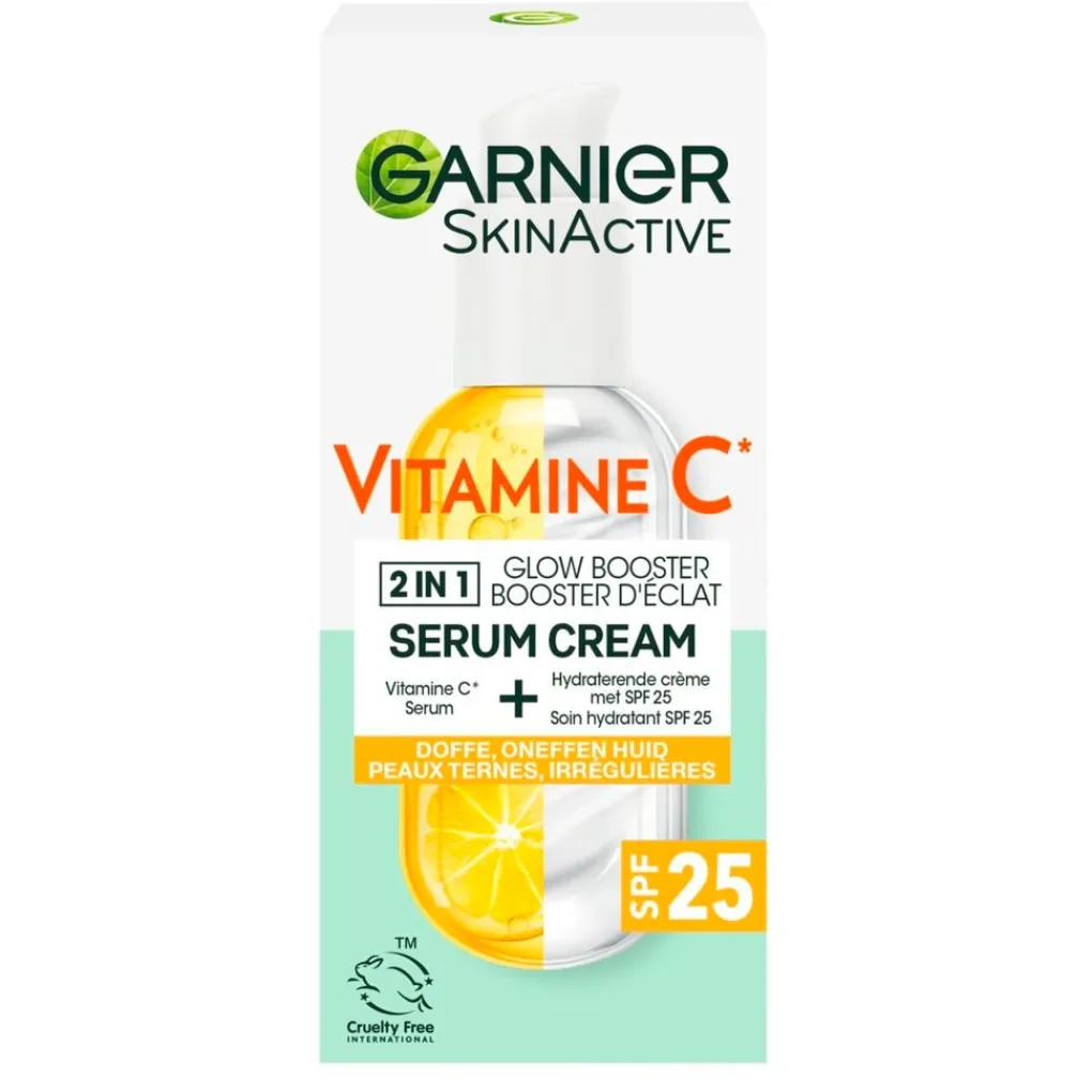 Garnier Skin Naturals Dagcreme|Serum>Garnier SkinActive Vitamine C Glow Booster Serum Cream