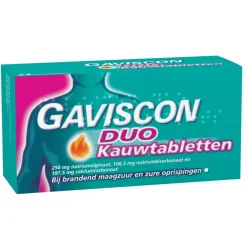 Gaviscon Maag- En Of Darm>Duo Kauwtabletten