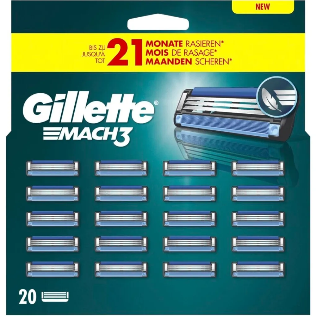 Heren Gillette Scheermesjes>Mach3 Scheermesjes