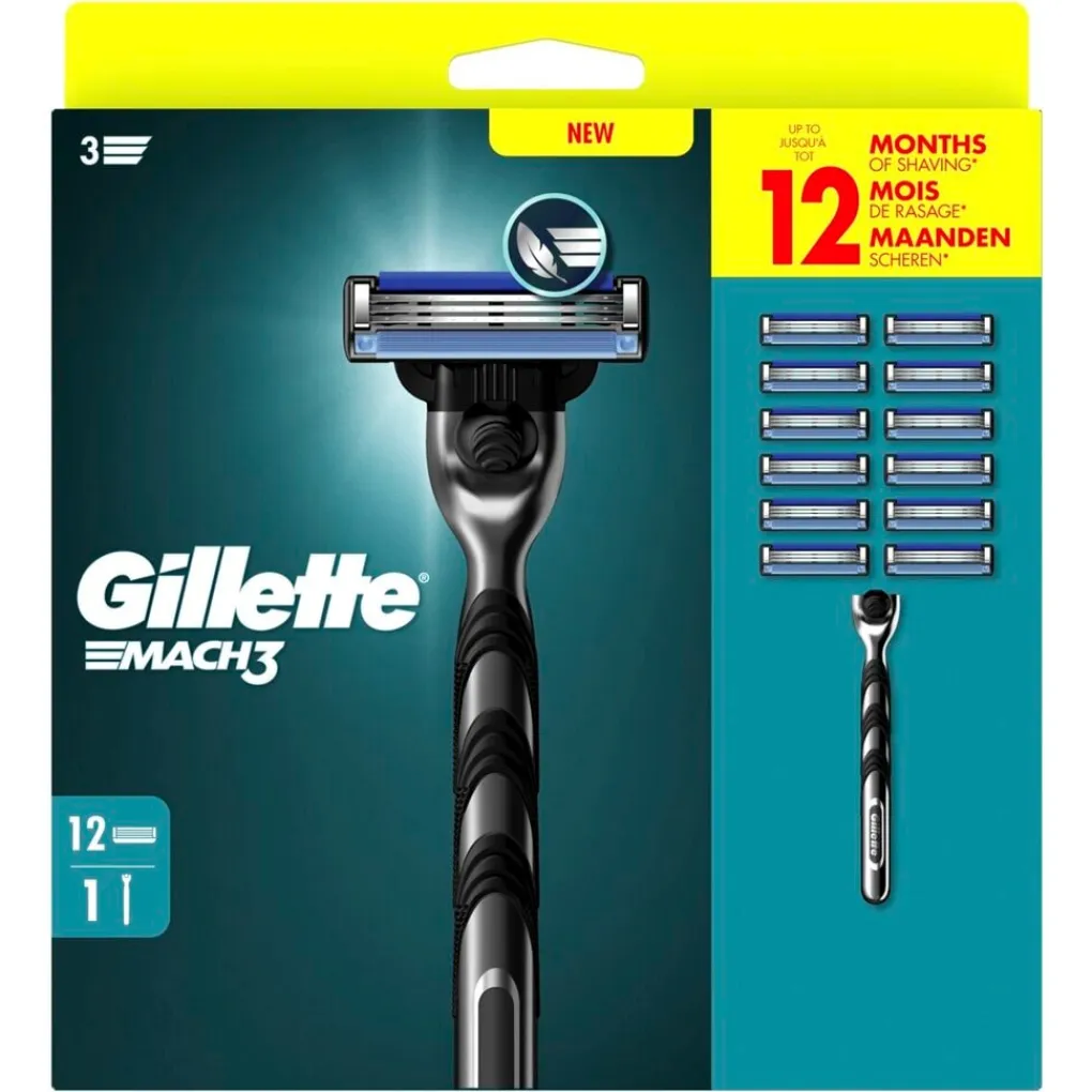 Heren Gillette Scheermesjes>Mach3 Scheersysteem